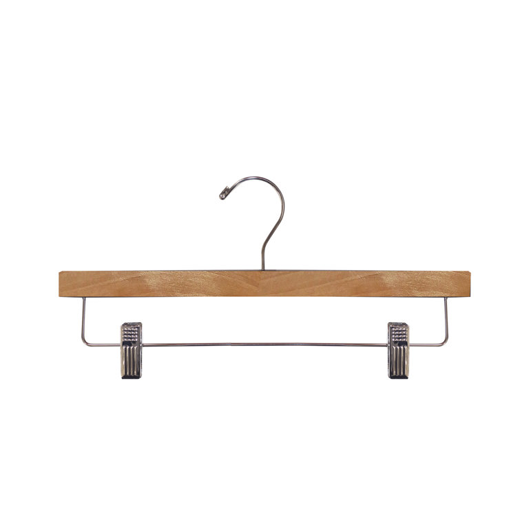 NAHANCO Wooden Skirt and Pant Hanger Wayfair